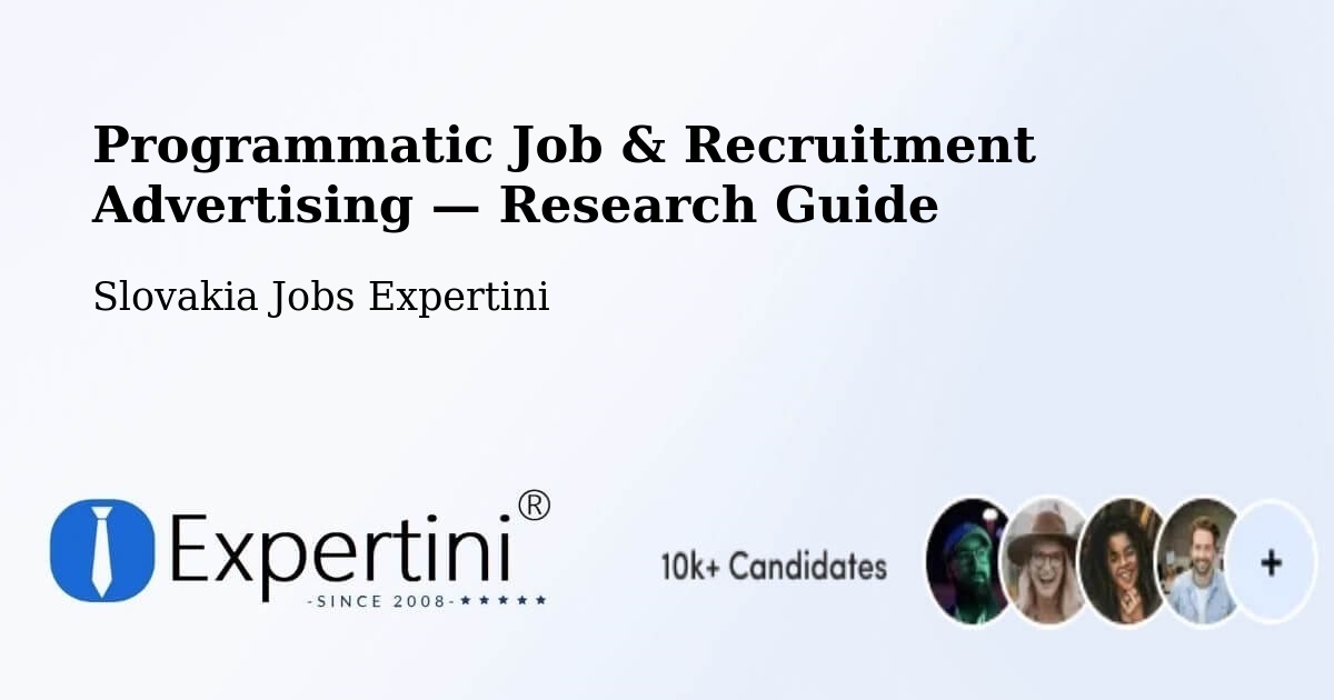 Programmatic Job & Recruitment Advertising — Research Guide – Myjava