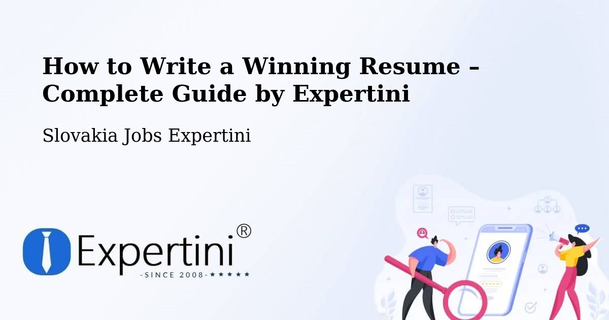 Resume Writing Guide for Job Seekers – Myjava - Myjava, Slovakia Jobs Expertini